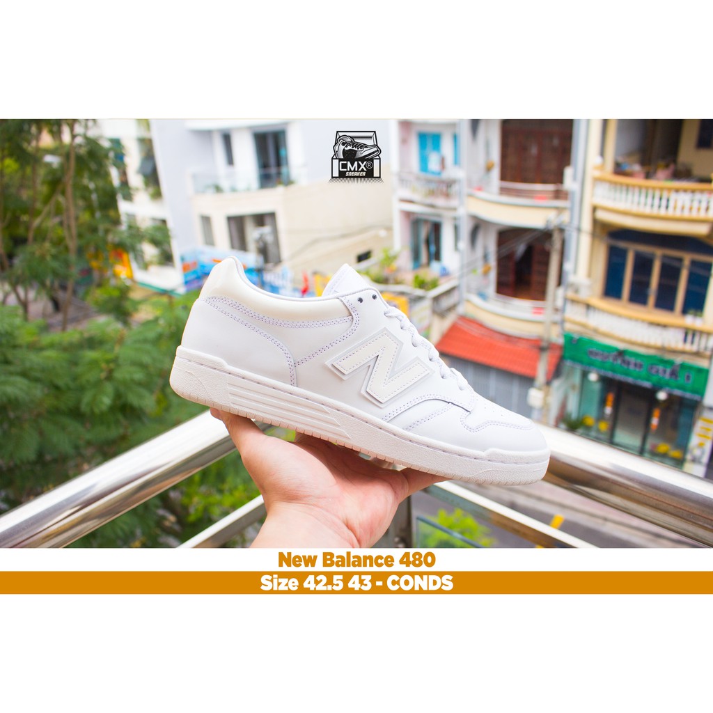 😘 [ HÀNG CHÍNH HÃNG ] Giày New Balannce 480 All White - REAL AUTHETIC 100%