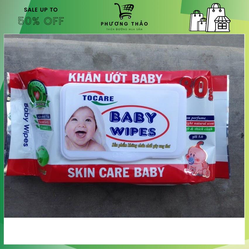 Hộp Khăn giấy ướt Baby wipes 80gr siêu rẻ giá tốt