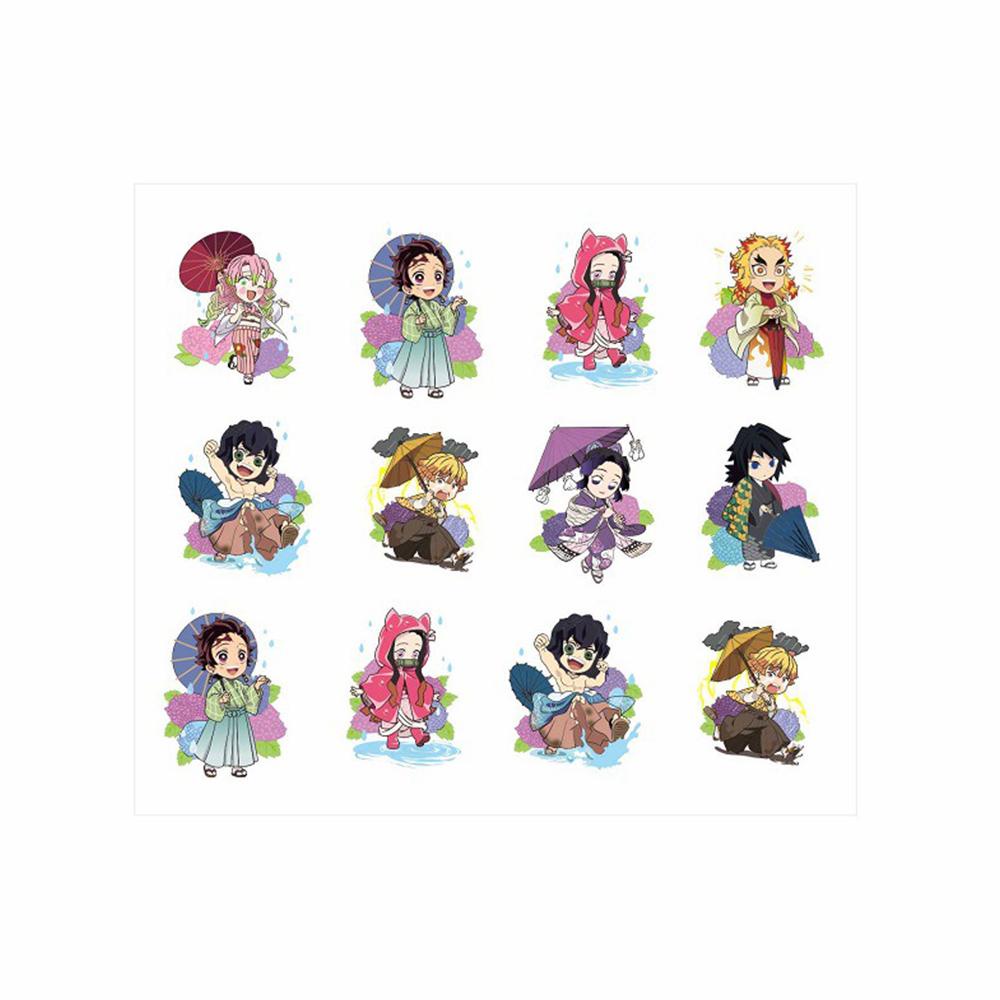 Sticker Dán Trang Trí Laptop / Điện Thoại / Cốc / Máy Tính Bảng Họa Tiết Hoạt Hình Demon Slayer Wmes