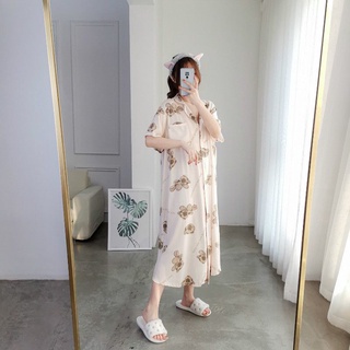 Đồ ngủ tay ngắn oversize cho nữ (40-150kg)