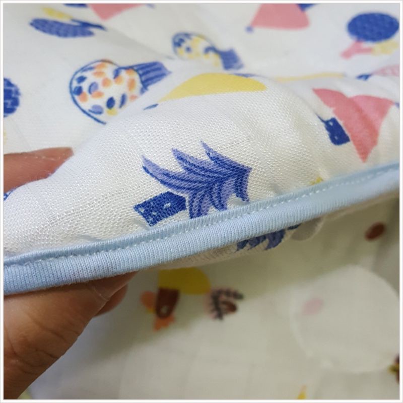 Gối xô siêu mềm chống bẹp đầu in hình dễ thương cho bé sơ sinh 20 x 30cm