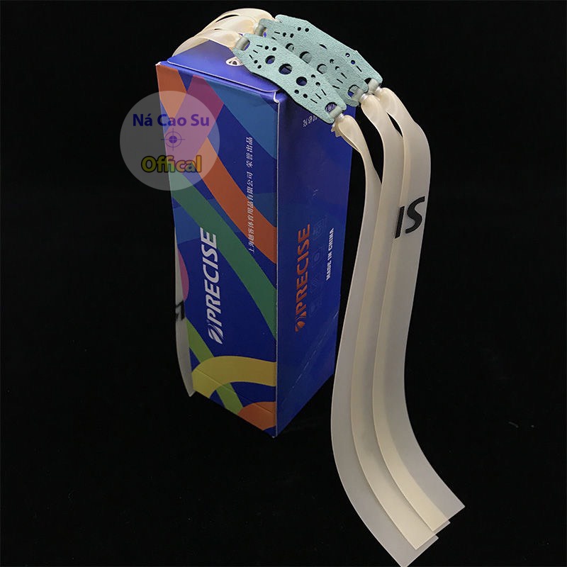 Dây Ná Cao Su Precise 0.65 V3 Đã Cột Sẵn Khổ 13x19x150mm Kéo Tới Má