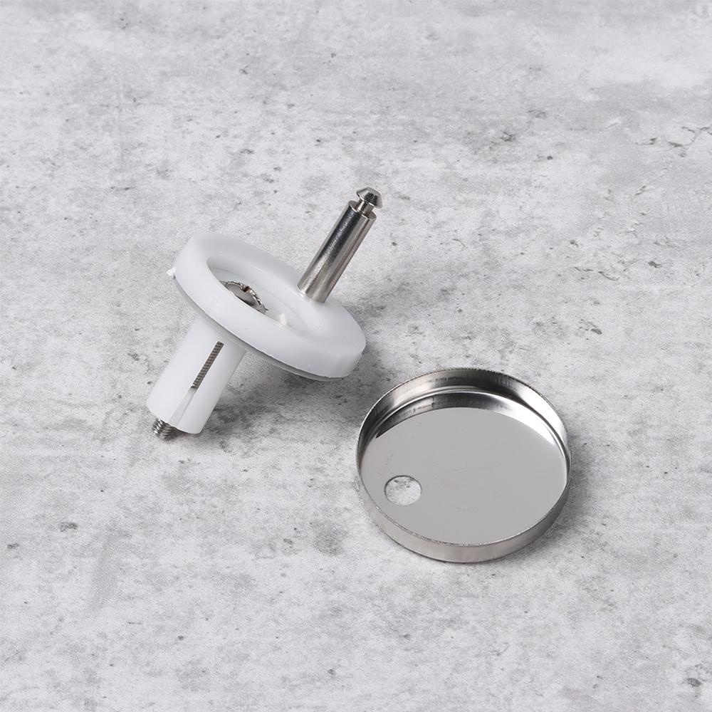 Set 2 Bản Lề Cửa Toilet Bằng Chrome Tiện Dụng