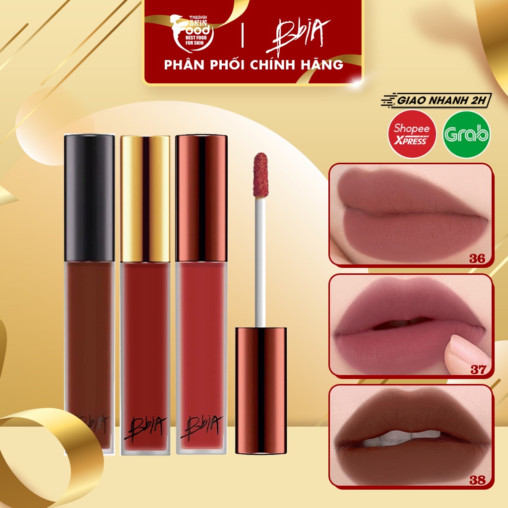 Son Kem Lì, Lên Màu Chuẩn Hàn Quốc Bbia Last Velvet Lip Tint 5g