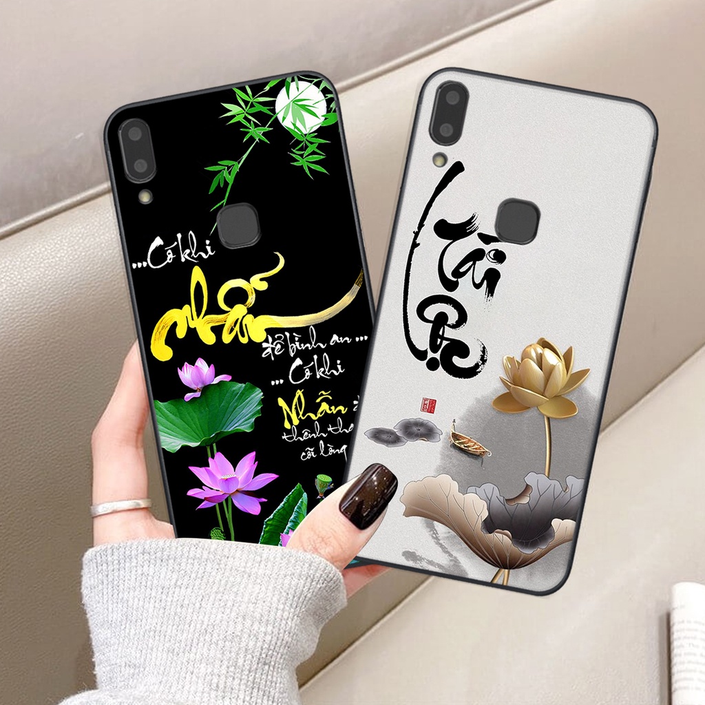 Ốp lưng Vivo V9 / V9 YOUTH in hình chữ tài chữ lộc, Cha Mẹ, bình an SIÊU ĐẸP