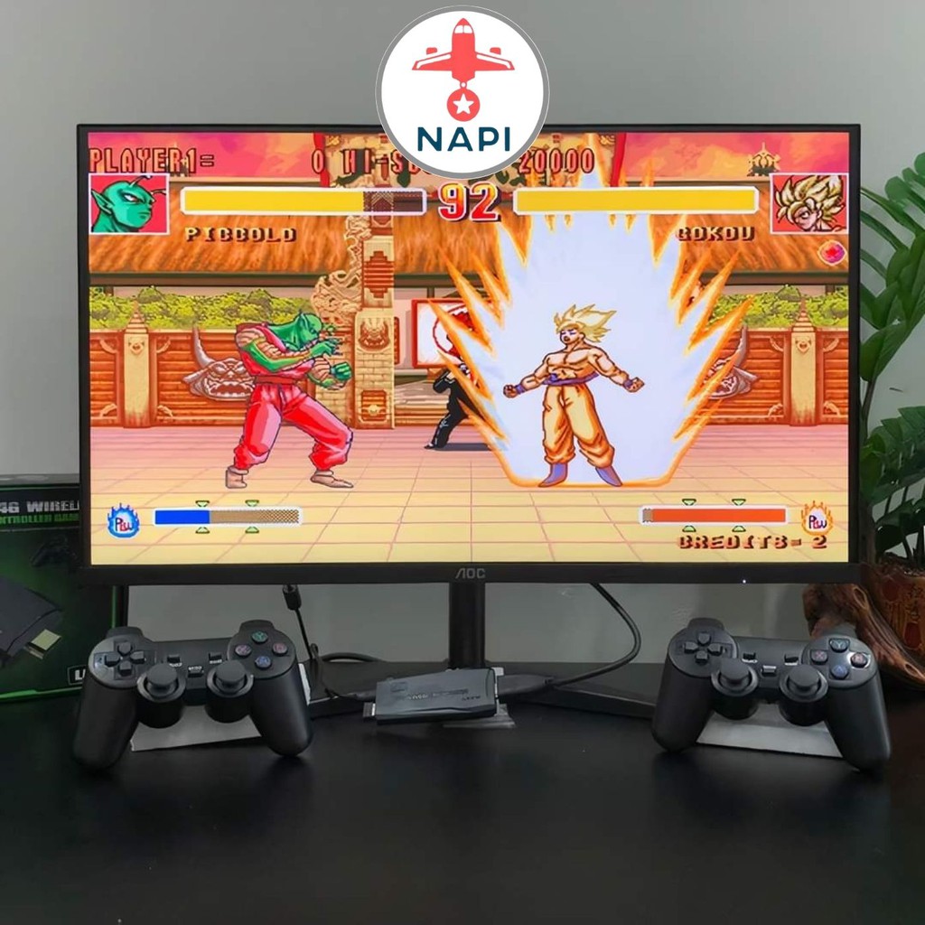 Máy chơi game stick 3500 lite HDMI, máy điện tử 4 nút cầm tay không dây