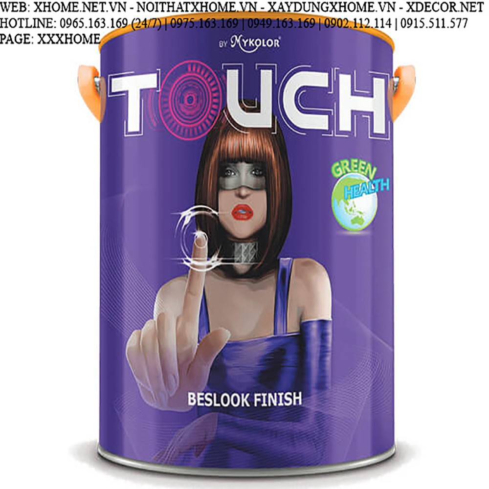 X HOME - MYKOLOR TOUCH BESLOOK FINISH - SƠN NƯỚC NỘI THẤT ĐẸP ĐẲNG CẤP💥NHẬN HÀNG TẠI NHÀ MÁY💥Giao hàng toàn quốc