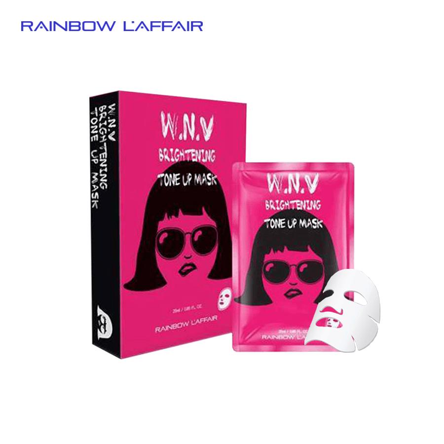 Mặt nạ dưỡng trắng, chống nhăn, phục hồi da Rainbow L'affair W.N.V Brightening Tone Up Mask 25ml