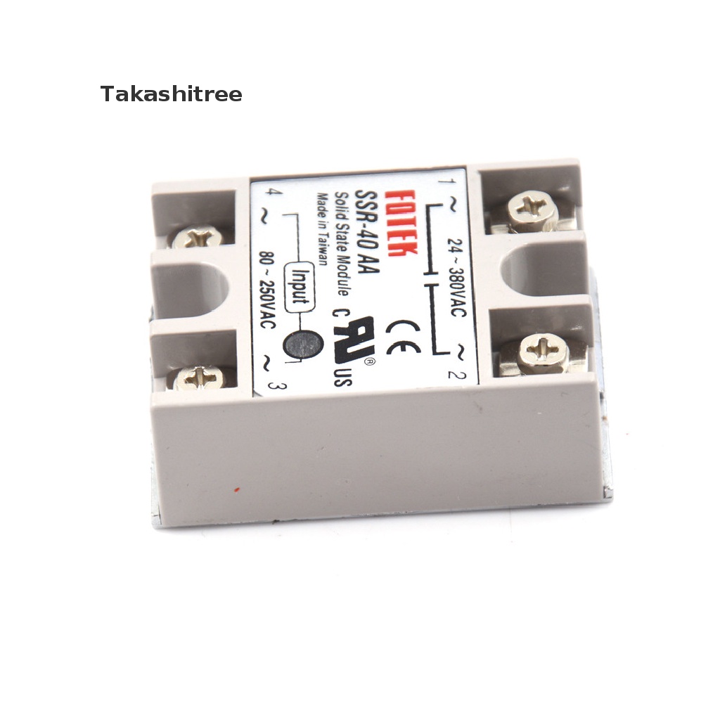 Rơ le trạng thái rắn SSR-40AA-H 40A 80-250V AC TO 90-480V AC SSR 40AA