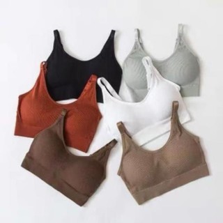 Bra yoga gym 1811 mẫu mới 2019 bra thể thao bra len tăm áo tập gym