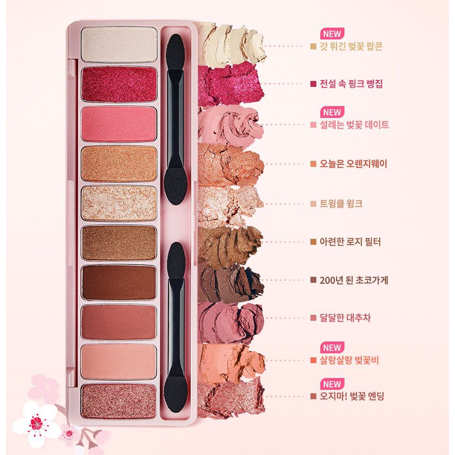 Kết quả hình ảnh cho bảng mắt etude house play color eyes cherry blossom"