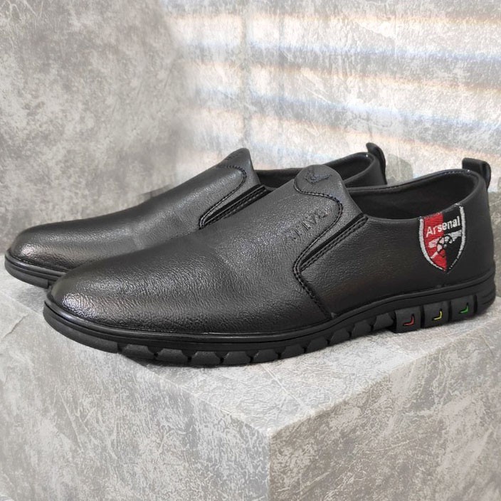 [Mã FAMALLT5 giảm 15% đơn 150K] Giày lười đen đế đen MĐ G456 MuiDoi | BigBuy360 - bigbuy360.vn