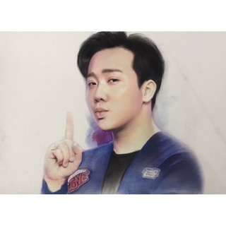 Tranh chân dung chì màu