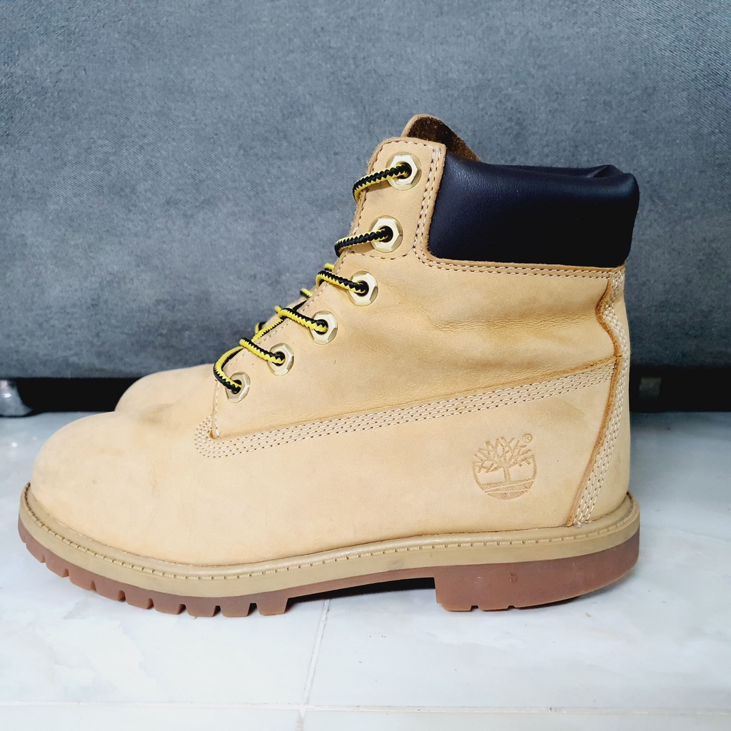 2hand (Size 37 fit chân 36, 37.5) Boots Tim.ber.land màu nâu sáng