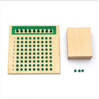 Giáo cụ Montessori bảng phép nhân phép chia hỗ trợ học toán