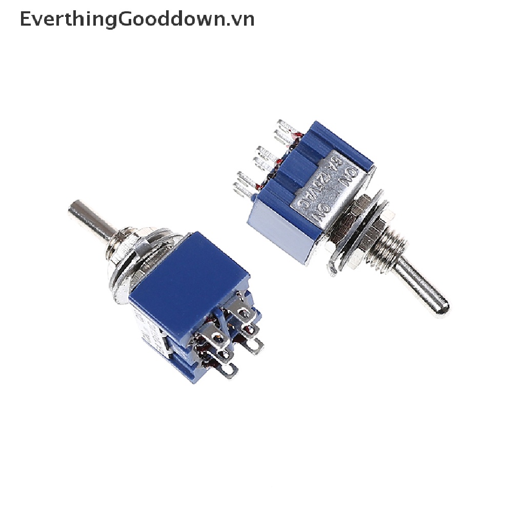 Set 5 Công Tắc Gạt 6P 6A 125VAC 6 Pin DPDT ON-ON Mini Mới