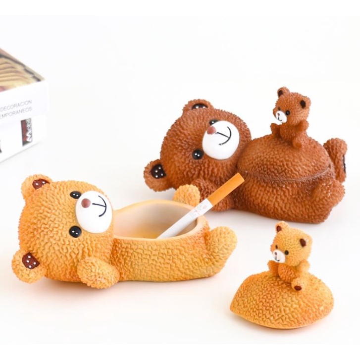 Gạt Tàn Thuốc Lá Hình Thú cao cấp siêu bền, tiện dụng, làm vật trang trí xinh xắn