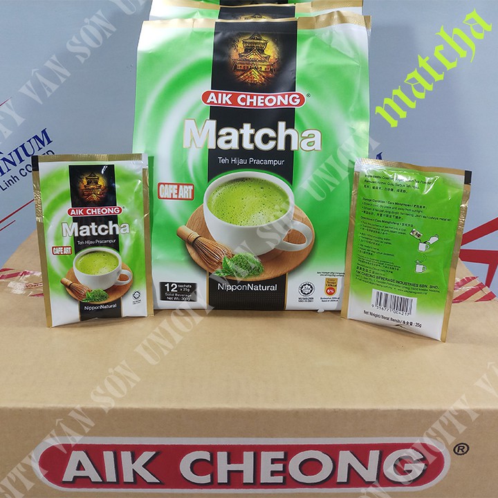 1 GÓI NHỎ 25g TRÀ SỮA AIK CHEONG TEH TARIK MATCHA MALAYSIA - CAFE ART