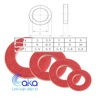 Vòng đệm long đền cách điện M3 M4 M5 (20 Cái)