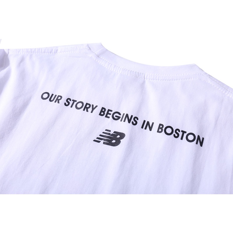 Áo thun new balance ngắn tay vải cotton thời trang cho cặp đôi