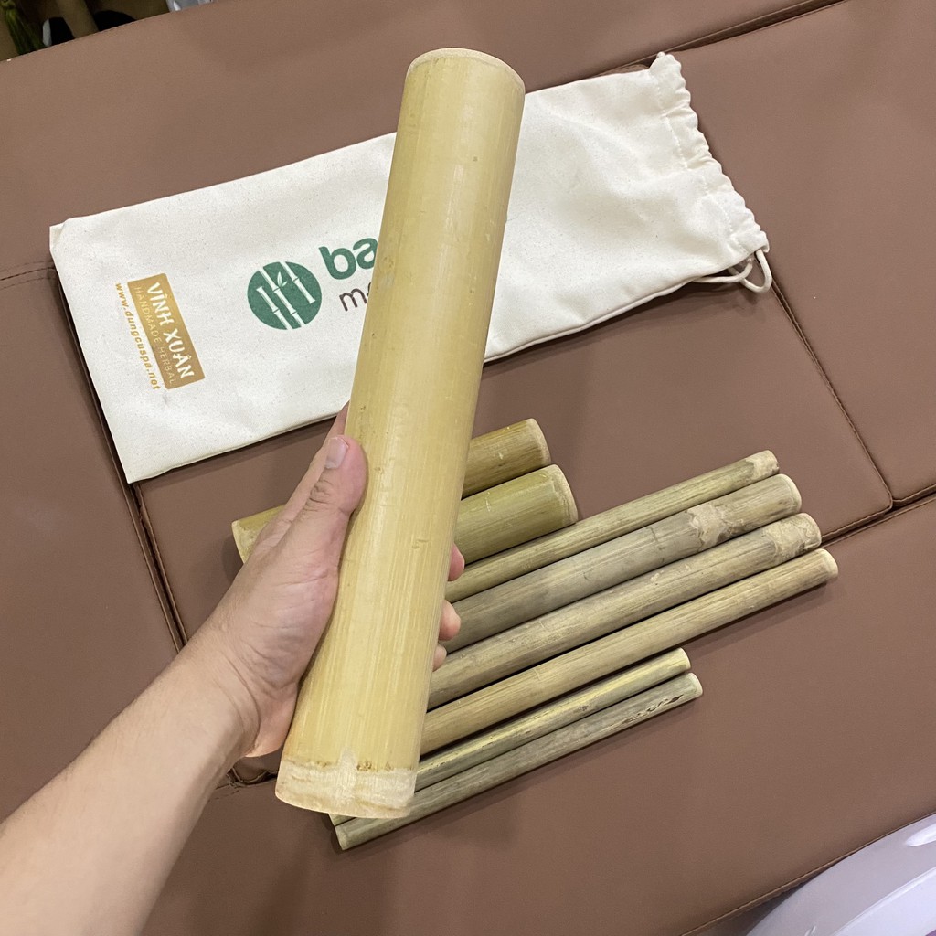 Bộ tre massage-Ống rỗng