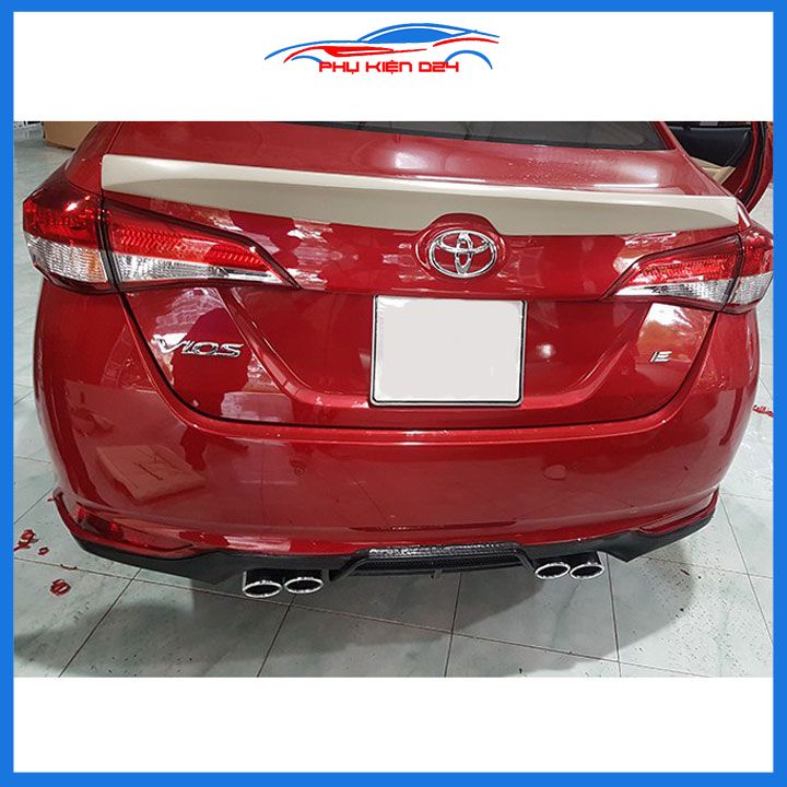 Đuôi gió sau xe liền cốp Vios 2014-2015-2016-2017-2018-2019-2020-2021-2022 hàng mộc chưa sơn