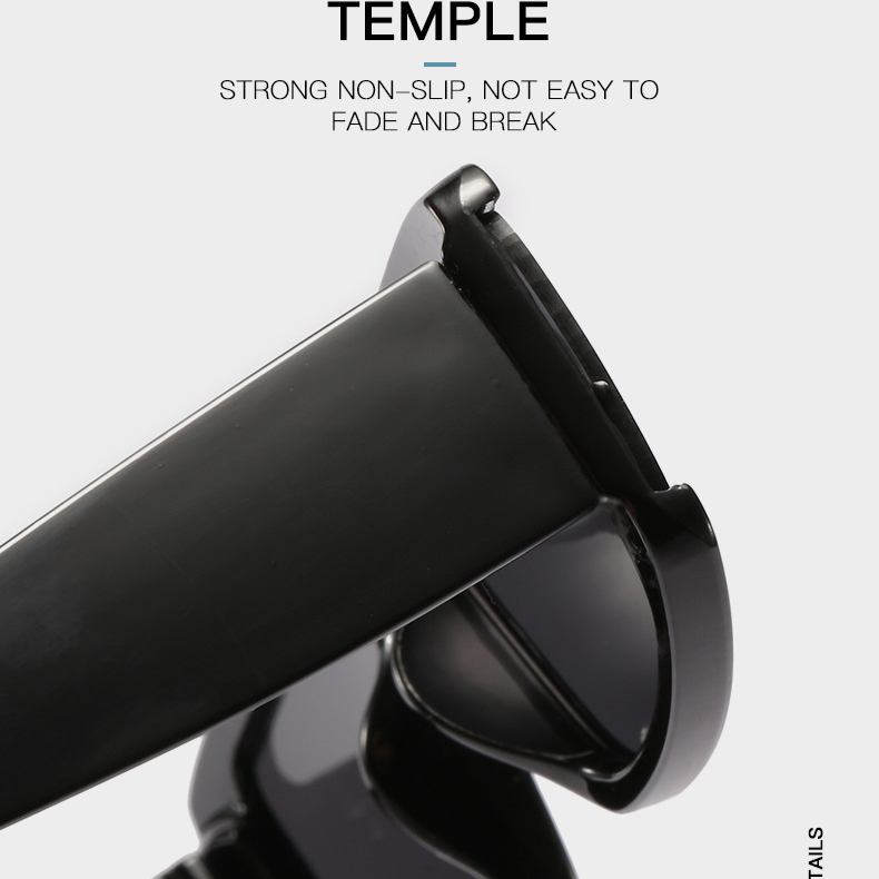 Kính Mát Gọng Nhựa Hình Chữ Nhật Phong Cách Âu Mỹ