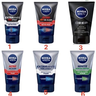 Sữa rửa mặt nivea men 100g