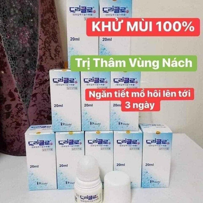 [ Hàng Chuẩn ] Lăn Nách Khử Mùi Stiefel Hàn Quốc, Chai 20ml, Hết Hôi Nách, Hôi Chân, Giúp Bạn Tự Tin Tỏa Sáng