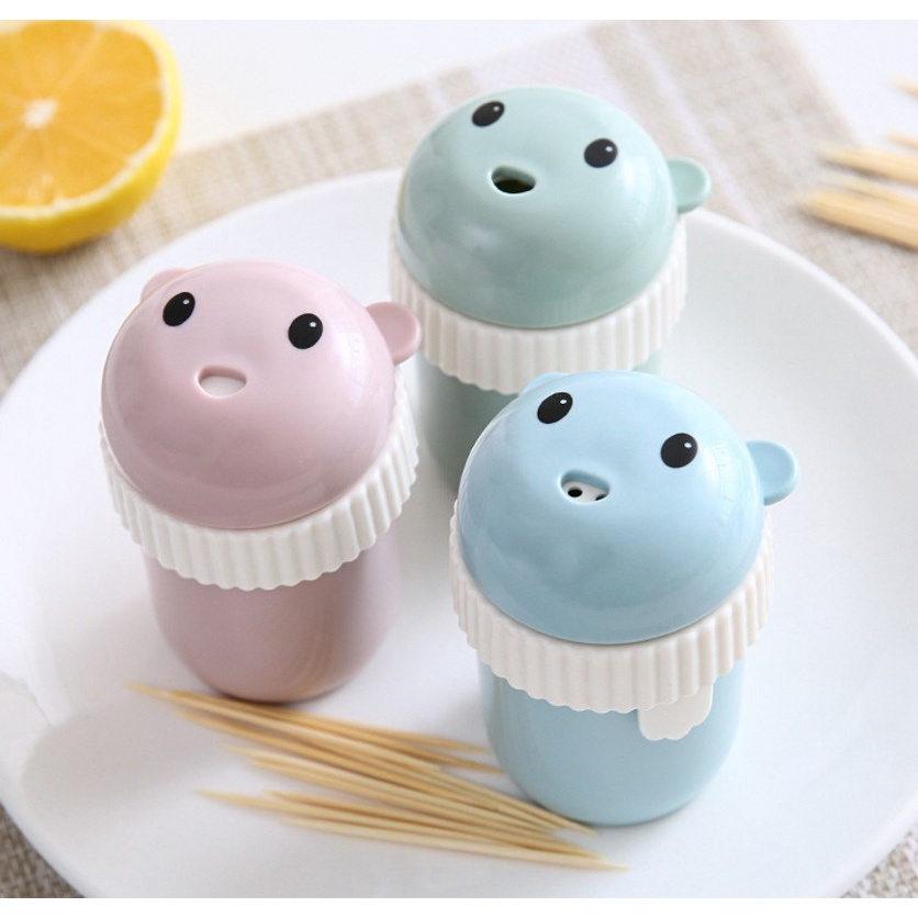 Hộp Đựng Tăm Xỉa Răng Hình Nhân Vật Hoạt Hình Dễ Thương