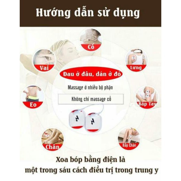 Máy massage vai cổ gáy 3D / Máy massage vật lí trị liệu cao cấp