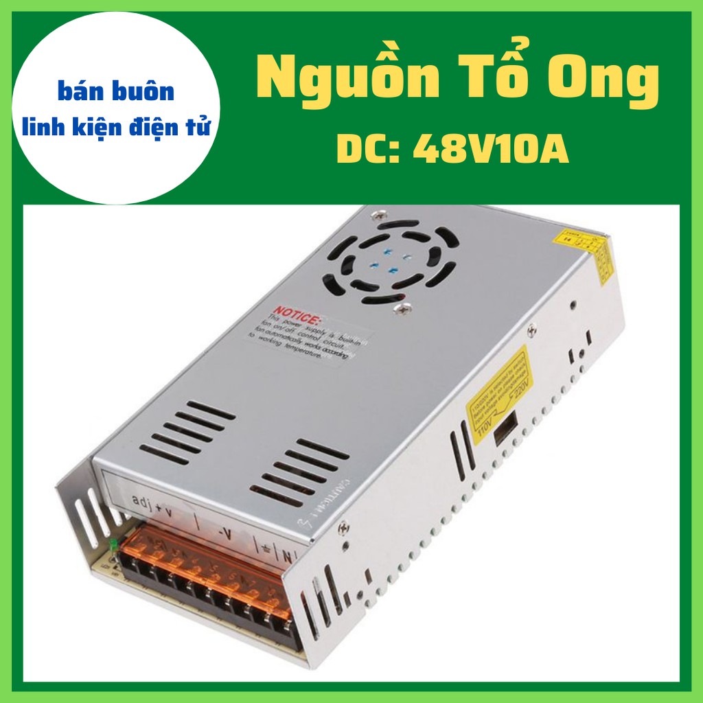 Nguồn cho vỉ phun sương 10 mắt, nguồn tổ ong 48v10a