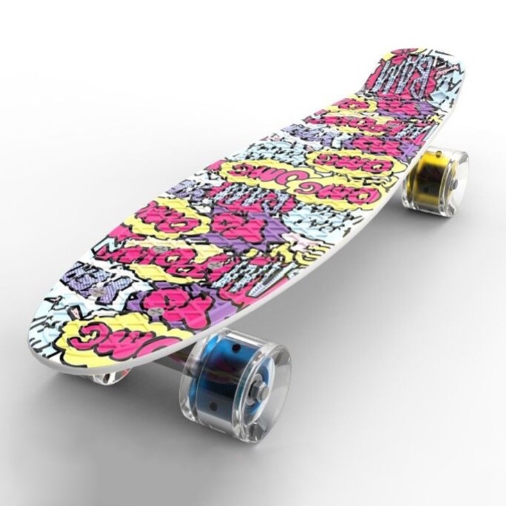 Ván trượt Skateboard Penny nhiều màu - Giao màu ngẫu nhiên