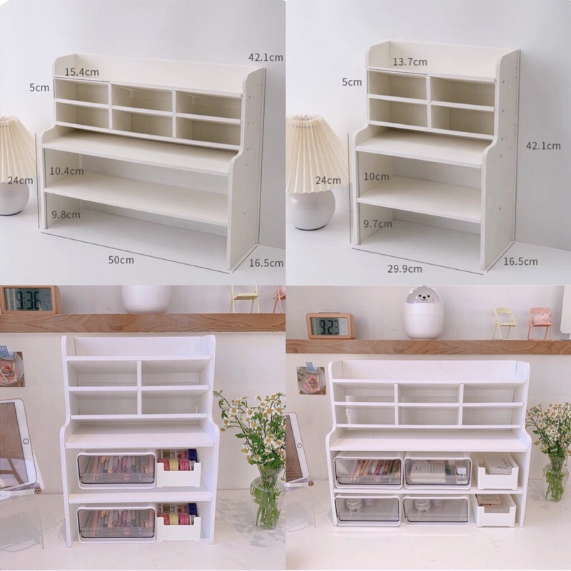 Kệ Gỗ Nhiều Tầng Lắp Ráp Để Bàn.