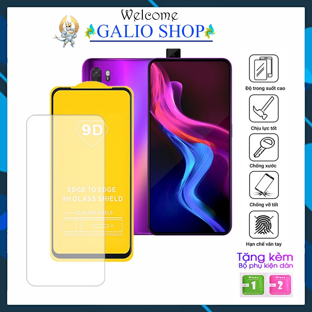 Kính cường lực Vsmart Active 3 full màn 9D và trong suốt cao cấp chống trầy xước rơi vỡ màn hình tặng khăn lau