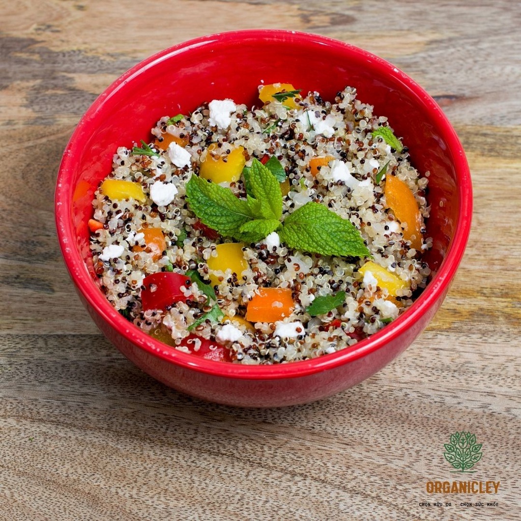 Hạt diêm mạch Quinoa hỗn hợp 3 màu hữu cơ chính hãng Sottolestelle - Hạt Hữu Cơ - Hạt Dinh Dưỡng - Organicley