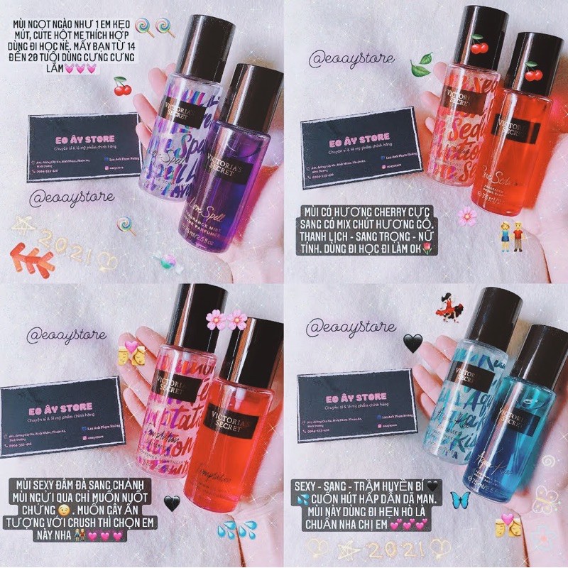 BODY MIST VICTORIA SECRET / XỊT THƠM TOÀN THƠM VICTORIA SECRET | BigBuy360 - bigbuy360.vn