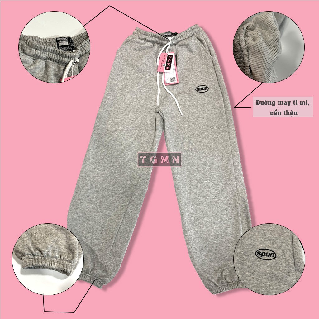 Quần Jogger SPUN 3 Màu Ulzzang Unisex TGMN