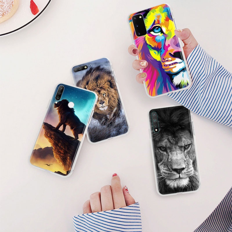 Ốp Điện Thoại Mềm Trong Suốt Hình Sư Tử 167 Cho Motorola Moto G7 Power G7 Play G6 G31 G41 G51 G71 Plus