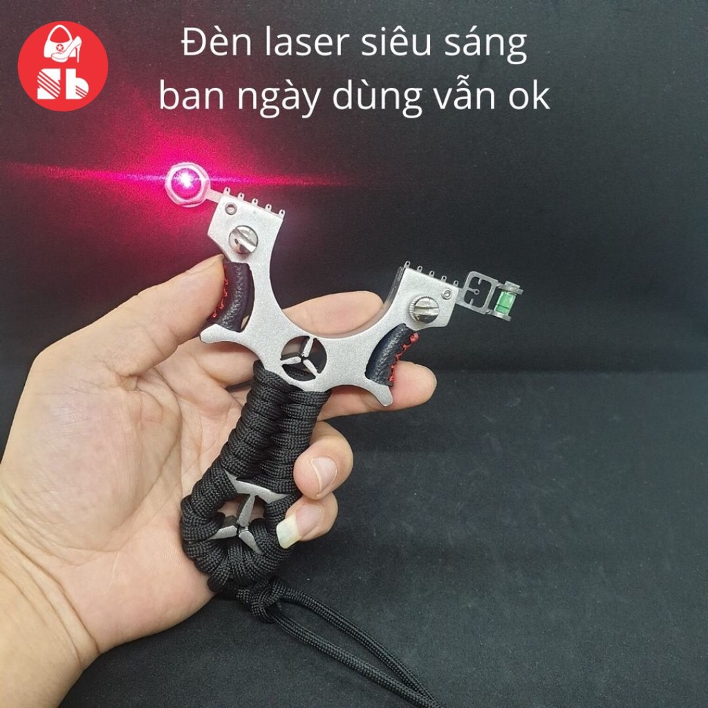 NÁ CAO SU MECEDES Inox đèn Lazer có thước ngắm và phụ kiện