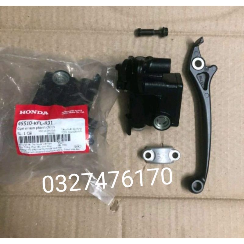 Bộ cùm tay thắng ,phanh bình dầu xe FUTURE 1 zin honda