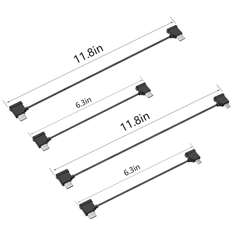 Dây Cáp Sạc Truyền Dữ Liệu 16cm / 30cm Cho Thiết Bị An-droid Micro USB / Type-C