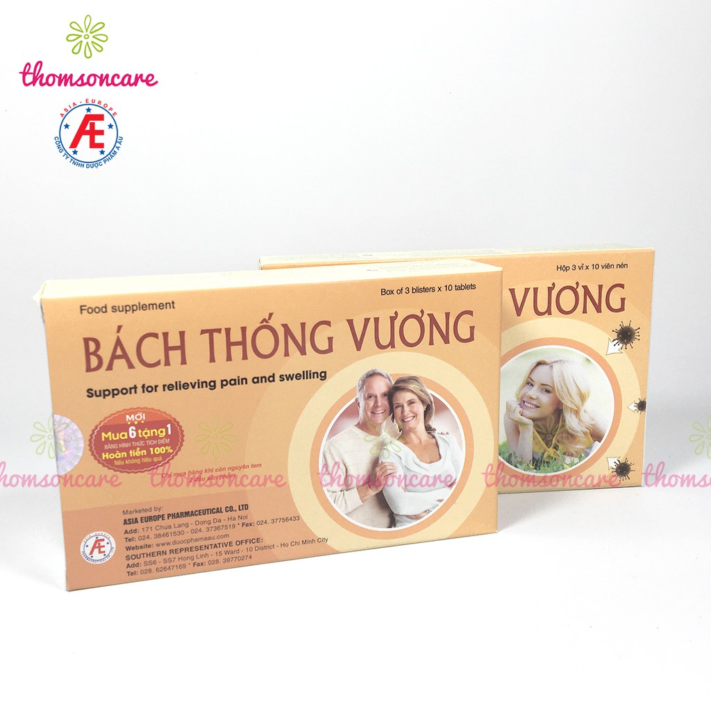 Bách Thống Vương - Hỗ trợ giảm đau đầu, đau xương khớp từ thảo dược