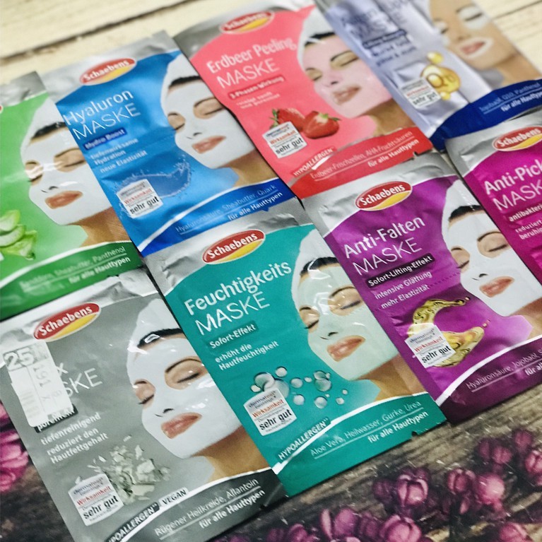 MẶT NẠ SCHAEBENS ĐỨC ĐỦ CÁC LOẠI