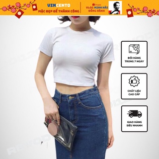 Áo Croptop Body Cộc Tay Siêu Đẹp