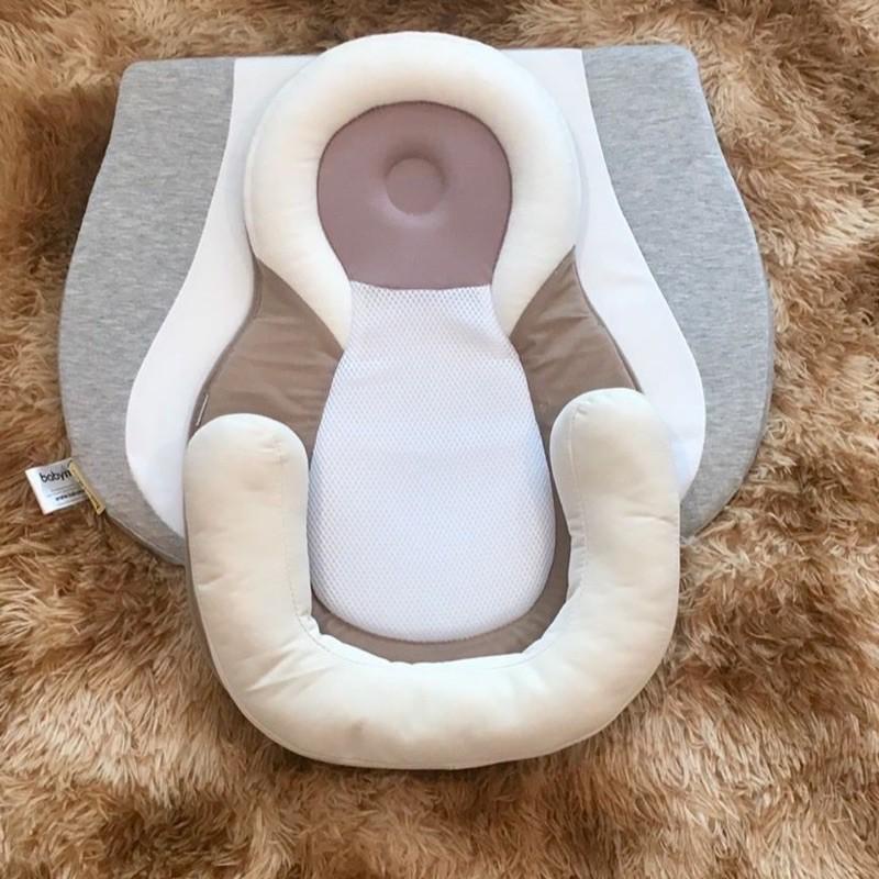 Gối chống trào ngược và đệm ngủ đúng tư thế Cho Bé CHỐNG MÉO ĐẦU Giúp Bé Ngủ Ngoan