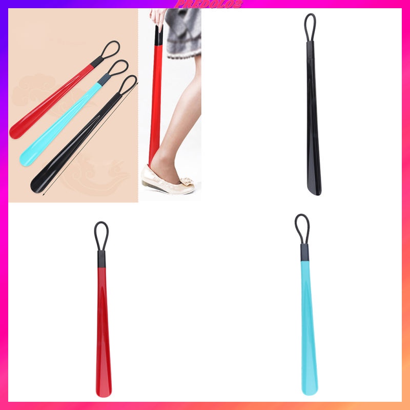 [Predolo2] Dụng Cụ Hỗ Trợ Mang Giày Bằng Nhựa 20 &quot;Tay Cầm Dài Màu Đen Chắc Chắn