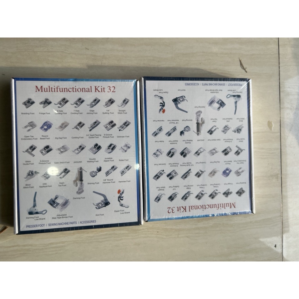 Chân vịt máy may đa năng bộ chân vịt máy may đa năng 32 kiểu