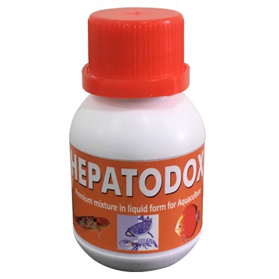 Bổ sung vitamin, acid amin và chiết xuất thảo dược bổ gan cho tôm - cá kiểng HEPATODOX