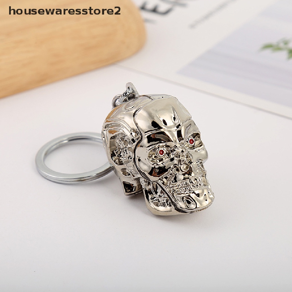 [housewaresstore2] Móc Khóa Hình Đầu Lâu Kẻ Hủy Diệt Cổ Điển Thời Trang Trang Trí Xe Hơi